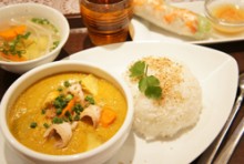 【Jセット】鶏肉とさつまいものチキンカレー＆ライス カリガー