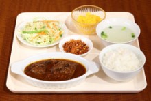 【ランチ】Aセット：ミャンマーカレーセット (日替りカレー）