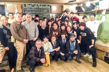 早大南門通り商店会の皆さん＆広告研究会